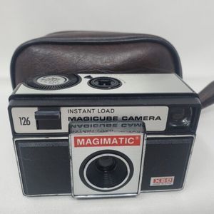 Vintage Magimatic‎ X50 126 Film Camera Vintage Instant Load Magicube Case Retro